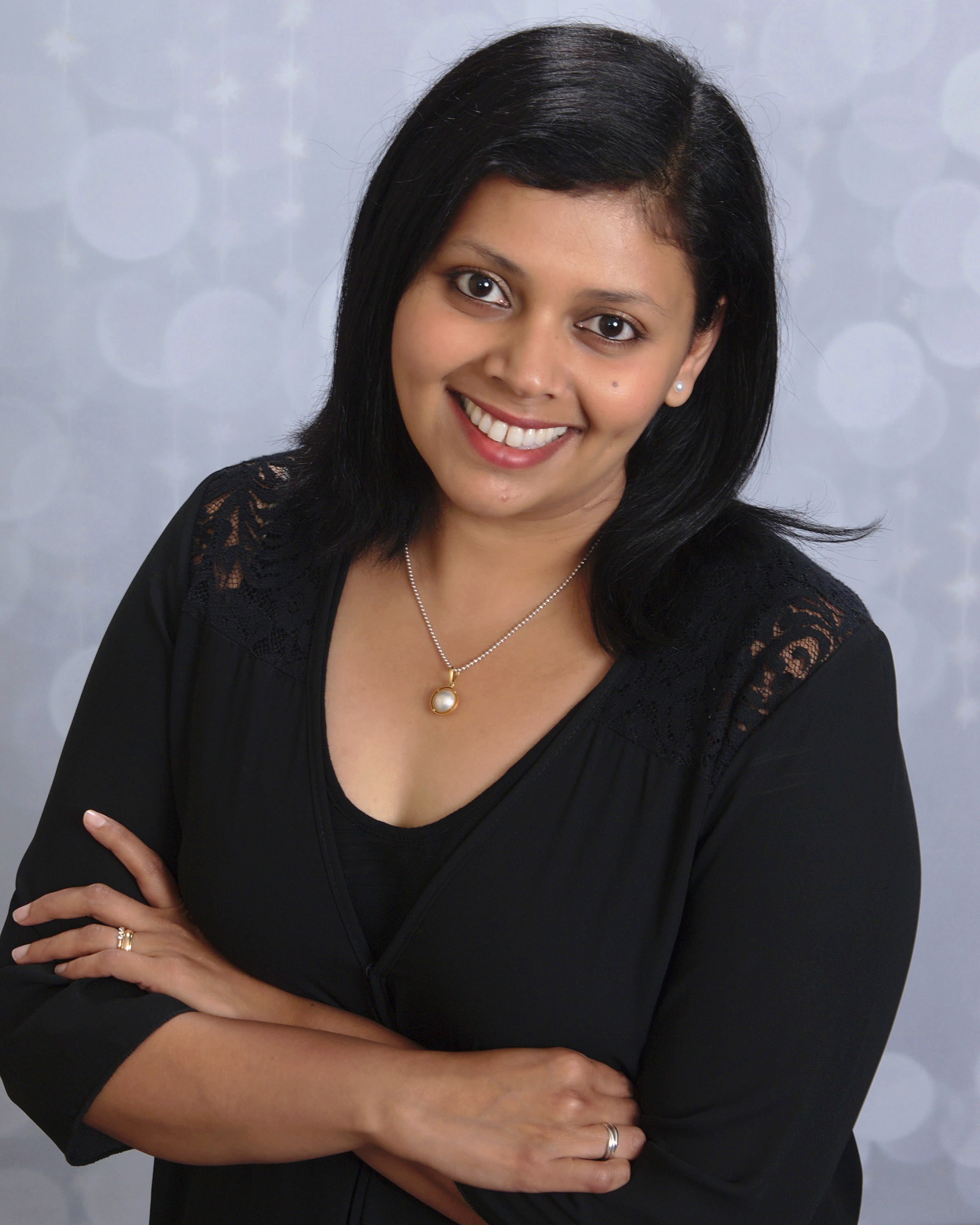 Harini Sampath, Ph.D.. headshot.