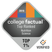 2019 College Factual - Top Ranked - Nutrition Science - Top 1%